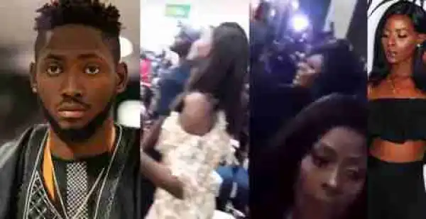 #BBNaija: Looks like Khloe wasn’t happy when Miracle was announced winner of Big Brother Naija show